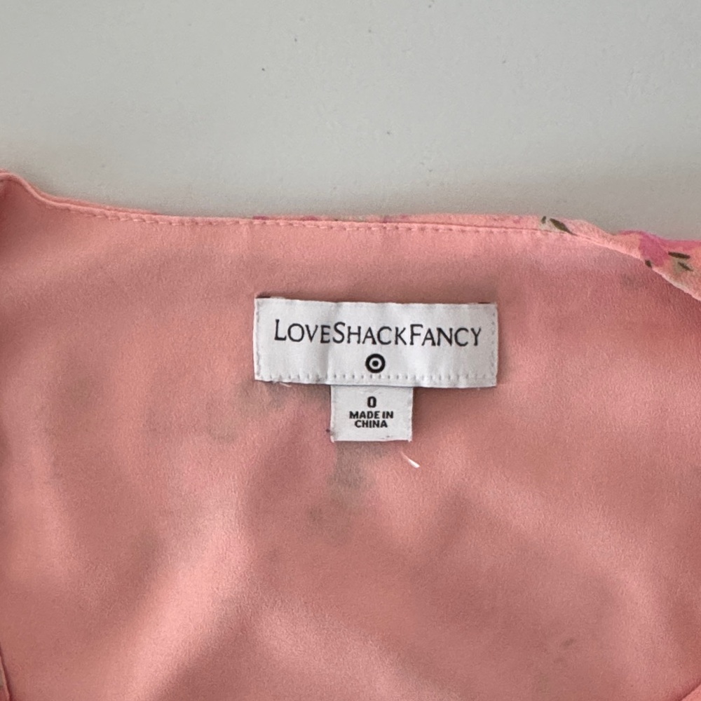 LoveShackFancy for Target Pink Floral Dress - Picture 9 of 9